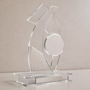 Trophée Moderne Transparent
