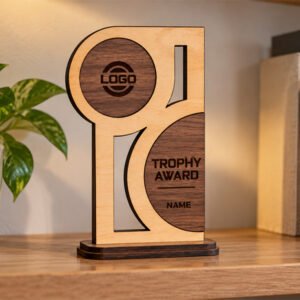 Trophée avec Logo et Nom