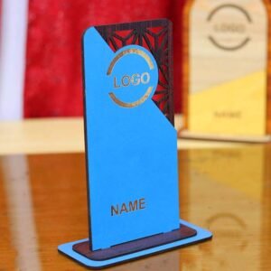 Trophée en Bois avec Logo